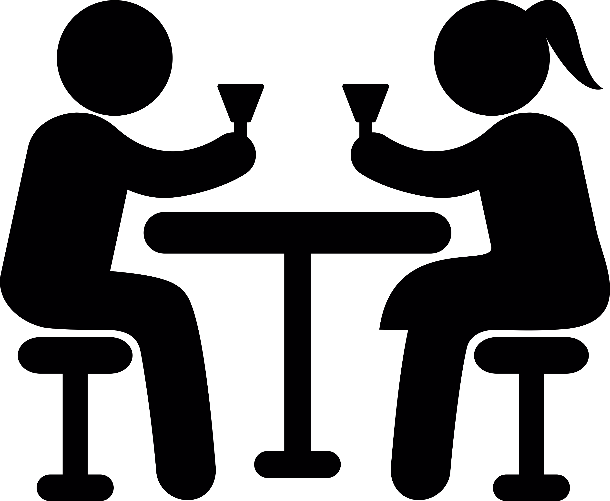 Couple Drinking In A Bar Stencil Svg Vector Free Vectors
